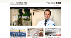 Desktop Screenshot of orenteppermd.com